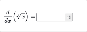 (d)/(dx)(root(4)(x))=