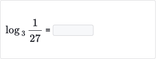 log_(3)(1)/(27)=