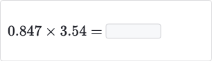 0.847 ×3.54=