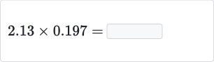 2.13 ×0.197=