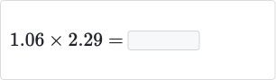 1.06 ×2.29=