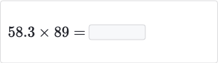 58.3 ×89=