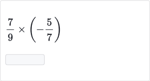 (7)/(9)×(-(5)/(7))