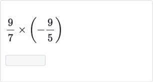 (9)/(7)×(-(9)/(5))